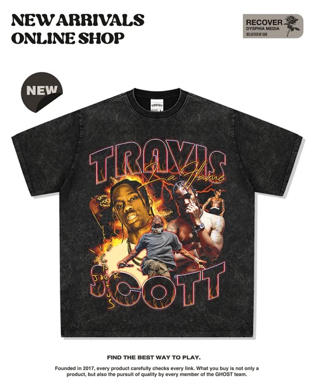 Other RECOVER Retro Black Flame Unisex Cotton T-Shirt - Buy on Kakobuysheetfind