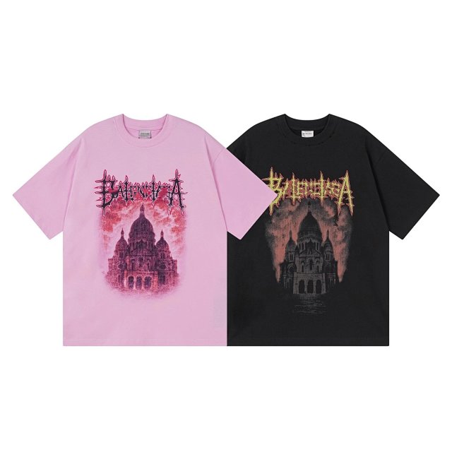 Balenciaga Balenciaga Pink Oversized Gothic Cathedral T-Shirt - Buy on Kakobuysheetfind