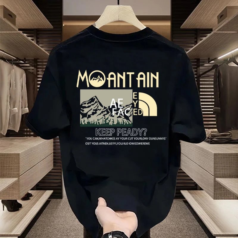 Other MOUNTAIN Series Black Cotton Outdoor Graphic T-Shirt - Buy on Kakobuysheetfind