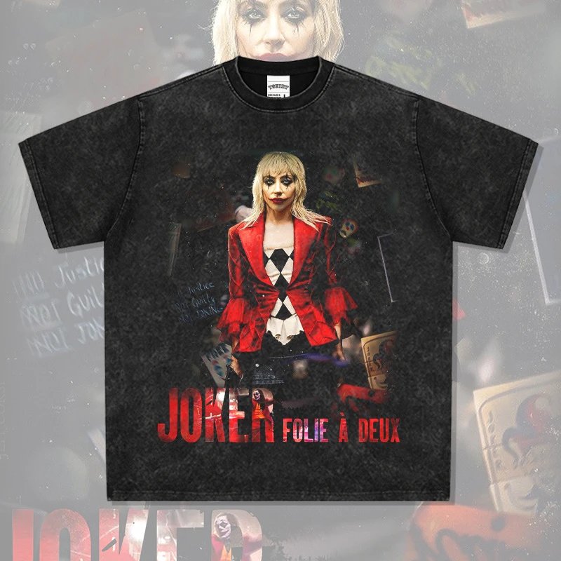 Other JOKER Folie À Deux Vintage Black Graphic Cotton T-Shirt - Buy on Kakobuysheetfind
