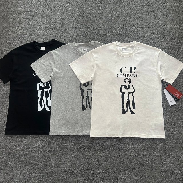 C.P. Company C.P. Company White Cotton Graphic Logo Crew Neck T-Shirt - Buy on Kakobuysheetfind