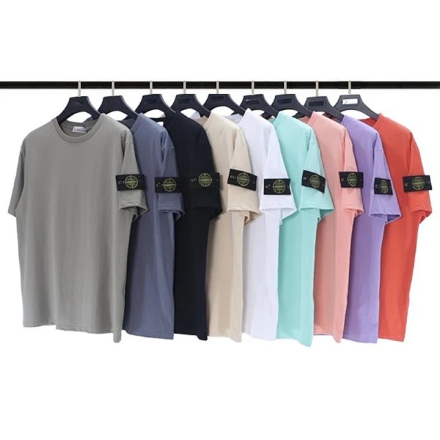 Stone Island  Stone Island Mens Logo Patch Short Sleeve Cotton T-Shirt - Buy on Kakobuysheetfind