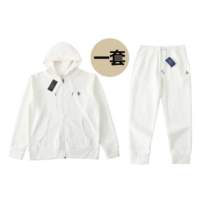 Ralph Lauren Ralph Lauren White Zip Hoodie Tracksuit 2-Piece Set - Buy on Kakobuysheetfind