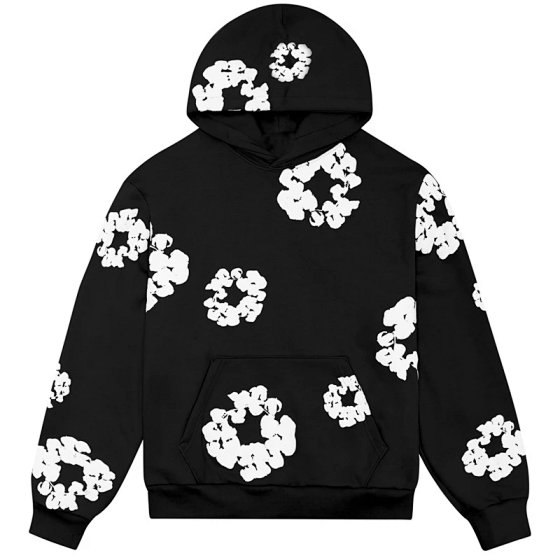 2023 Foam Print Loose Hoodie