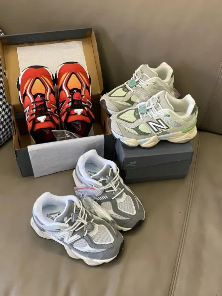 New Balance Chunky Sneaker Green EE Kids运动鞋 - 4