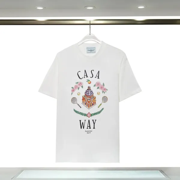 Casablanca x BLANCA Graphic Print White T-Shirt - 7