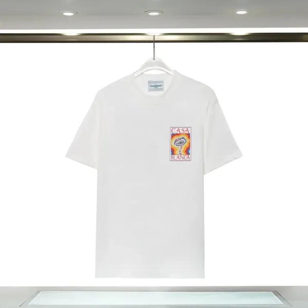 Casablanca x BLANCA Graphic Print White T-Shirt - 5