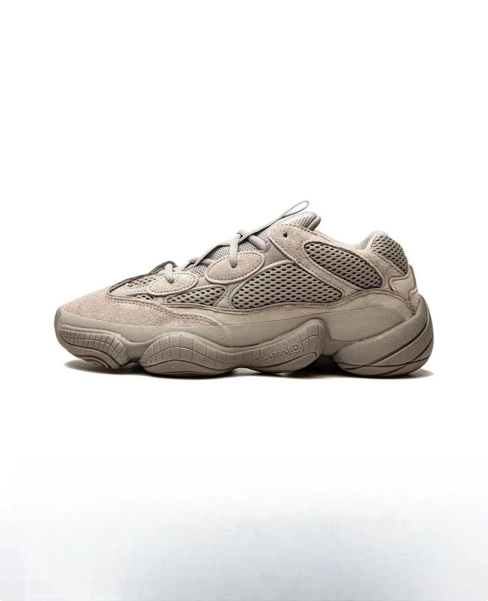 Yeezy 500 Taupe Mesh Suede Chunky Dad Sneakers