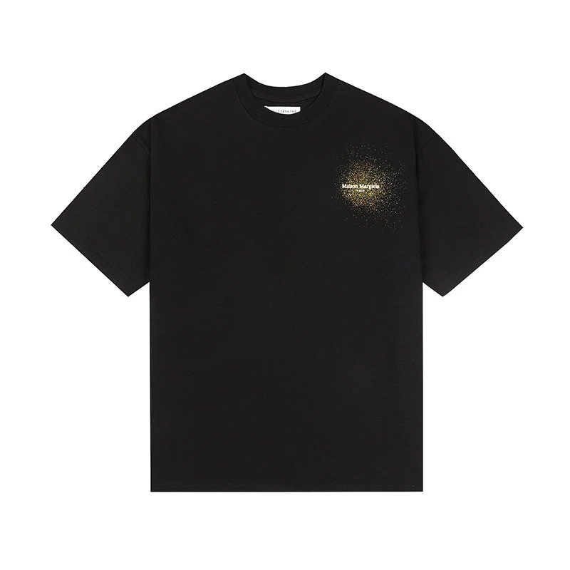 Maison Margiela Paint Splatter Logo T-Shirt Black - 14