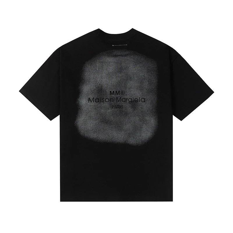 Maison Margiela Paint Splatter Logo T-Shirt Black - 25