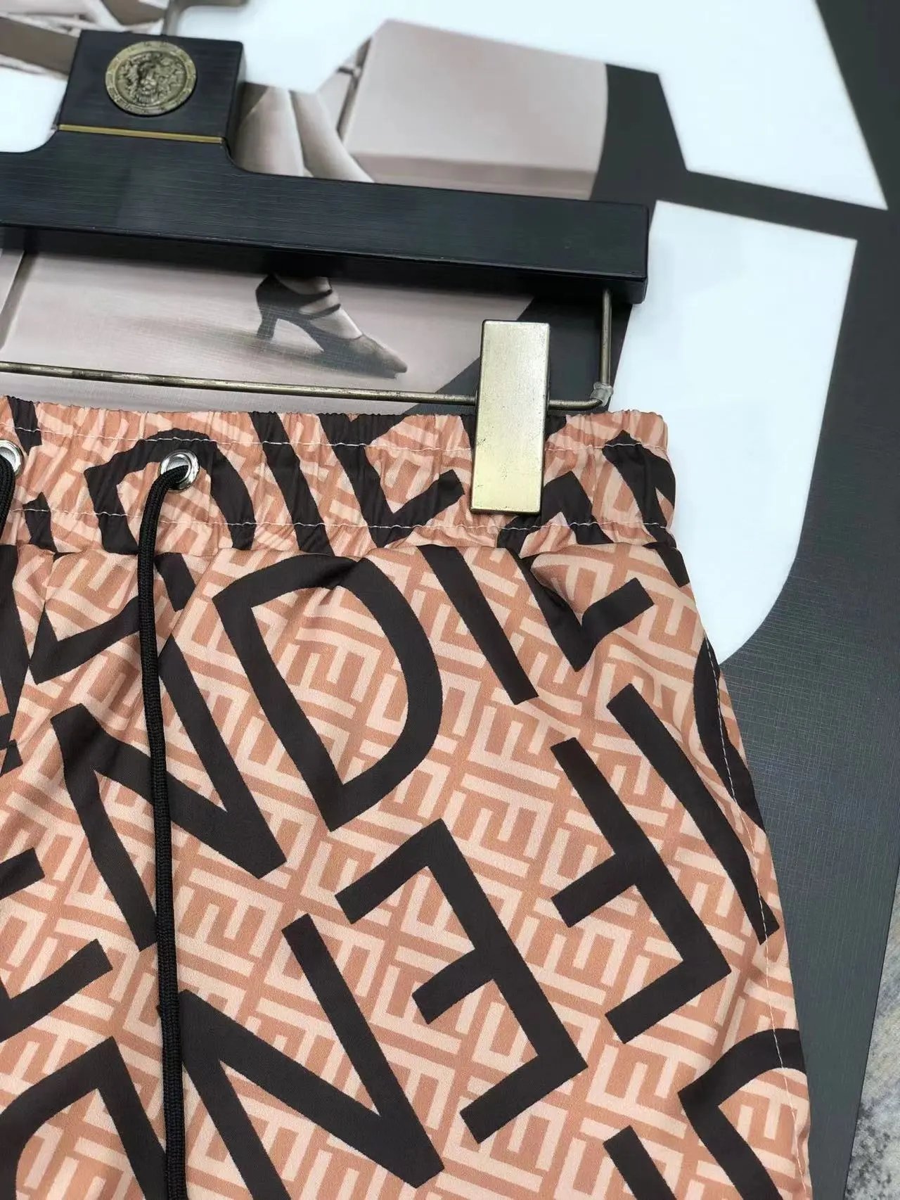 Fendi FF Monogram Swim Shorts Navy - 20
