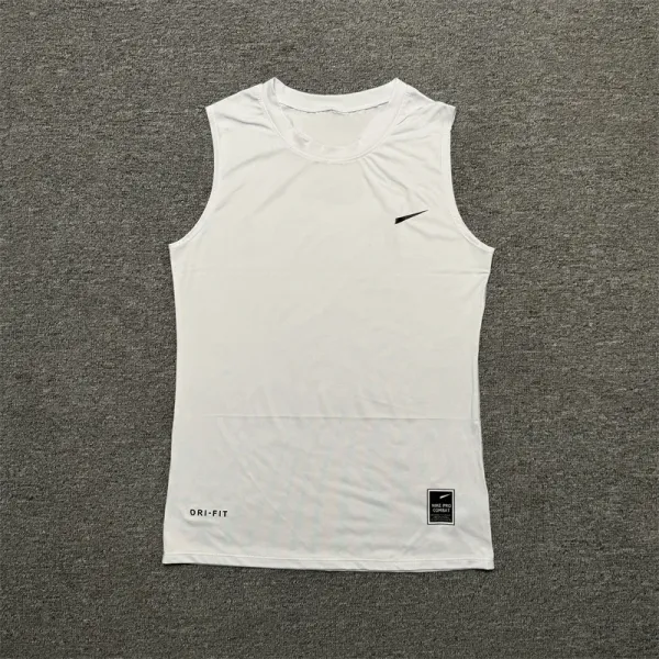 Nike Pro Dri-FIT Compression Vest Black Vest Top - 8