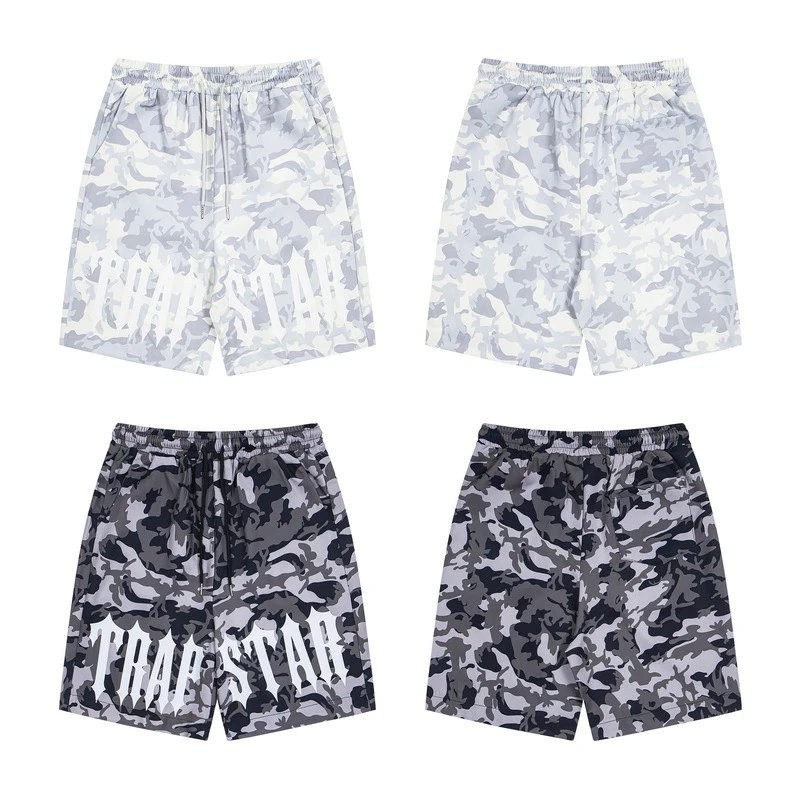 Trapstar Shorts Drawstring with logo print and camouflage variants image 2