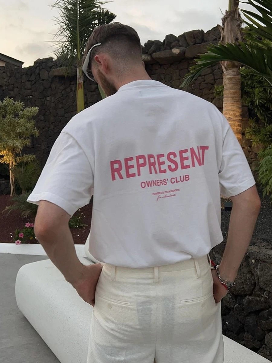 Represent Owners' Club Black Oversized T-Shirt - 32