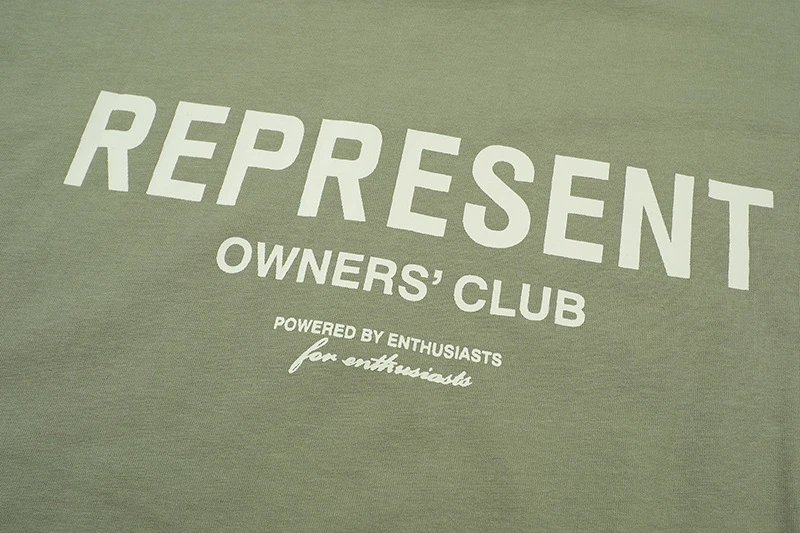 Represent Owners' Club Black Oversized T-Shirt - 7