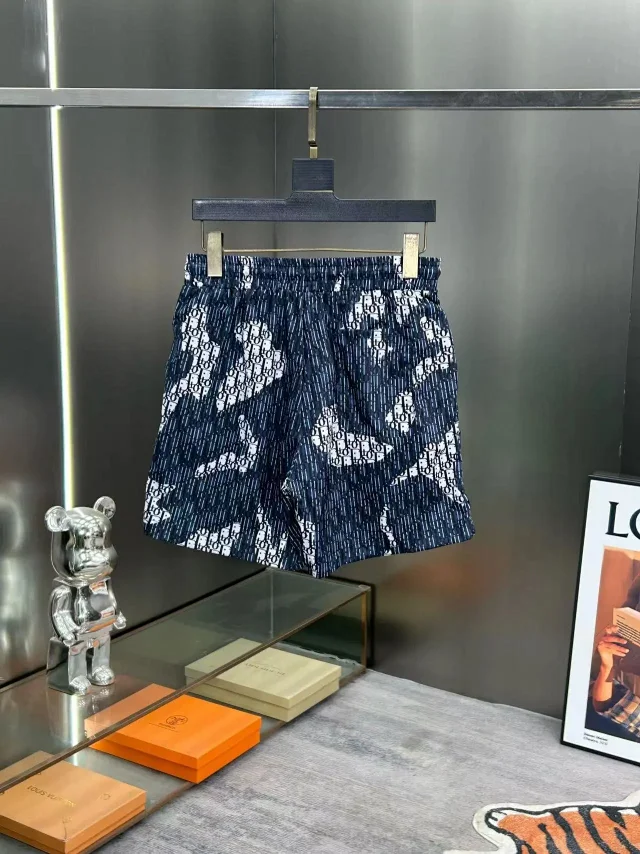 Dior Shorts Oblique monogram drawstring product detail image 4