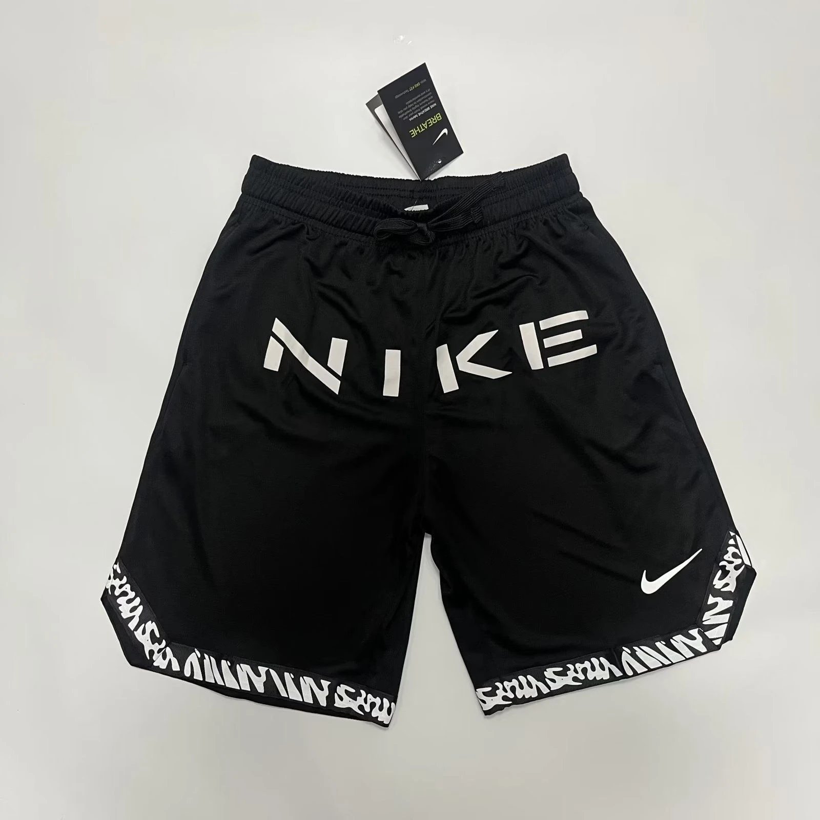 Nike Shorts Black White Logo