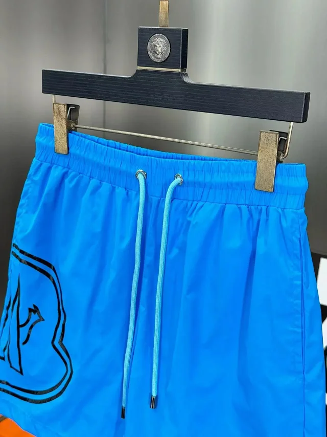 Moncler Swimwear Logo-print drawstring swim shorts product detail image 36