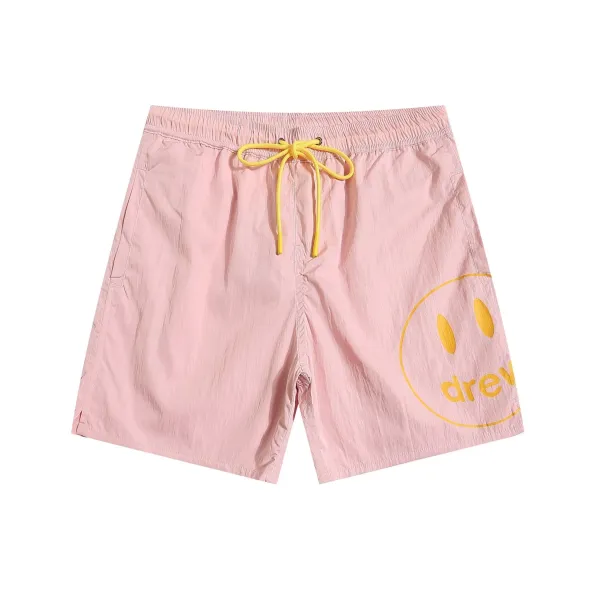 Drew House Smiley Face Swim Trunks Pink - 1