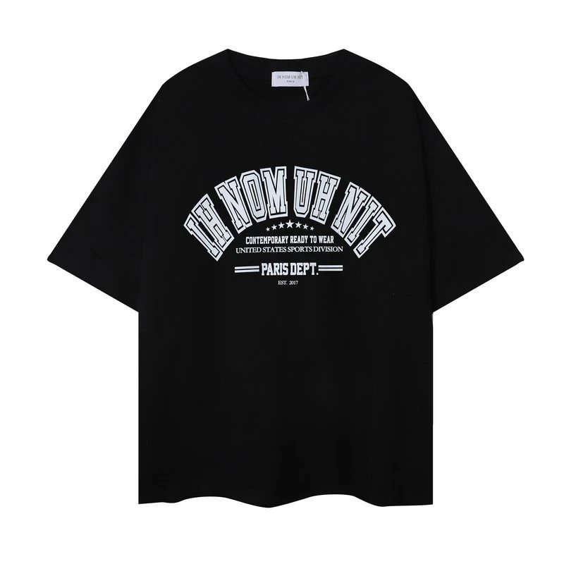 Ih Nom Uh Nit Paris Dept Varsity Arch Logo Tee Black