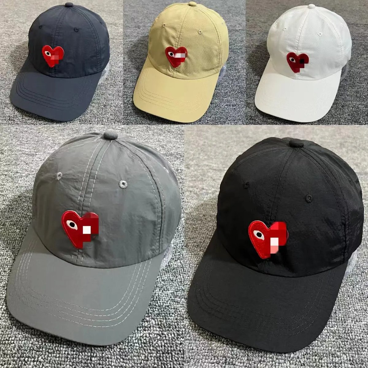 Comme des Garçons Play Heart Eye Black Baseball Cap product detail 2 in Litbuy spreadsheet finds
