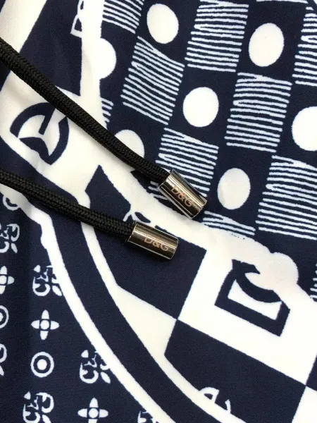 Off-White x Louis Vuitton Monogram Patchwork Shorts Navy White - 23