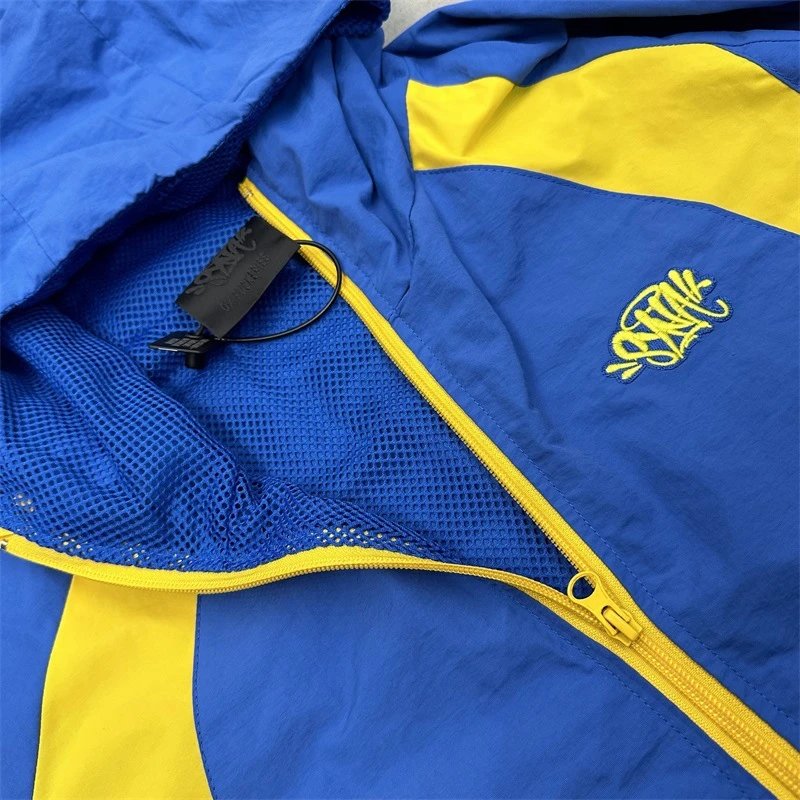 Corteiz Windbreaker Set White and Royal Blue Tracksuit - 13