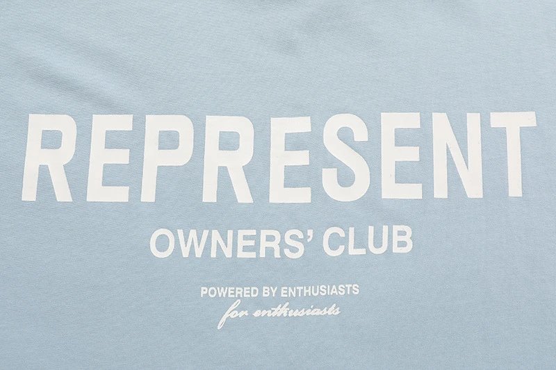 Represent Owners' Club Black Oversized T-Shirt - 18