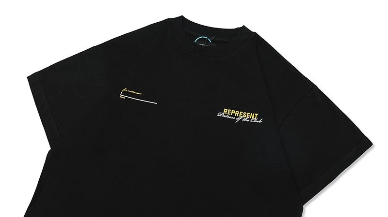 Represent Owners' Club Black Oversized T-Shirt - 23