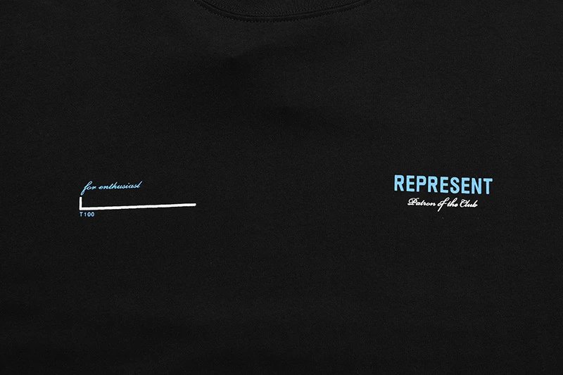 Represent Owners' Club Black Oversized T-Shirt - 28