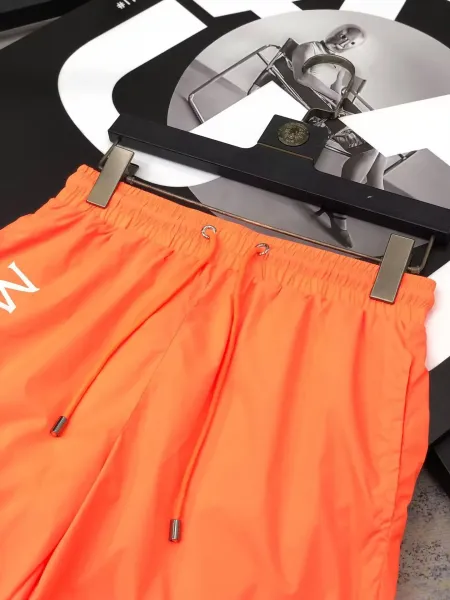 Moncler Logo-Print Nylon Shorts Black - 14