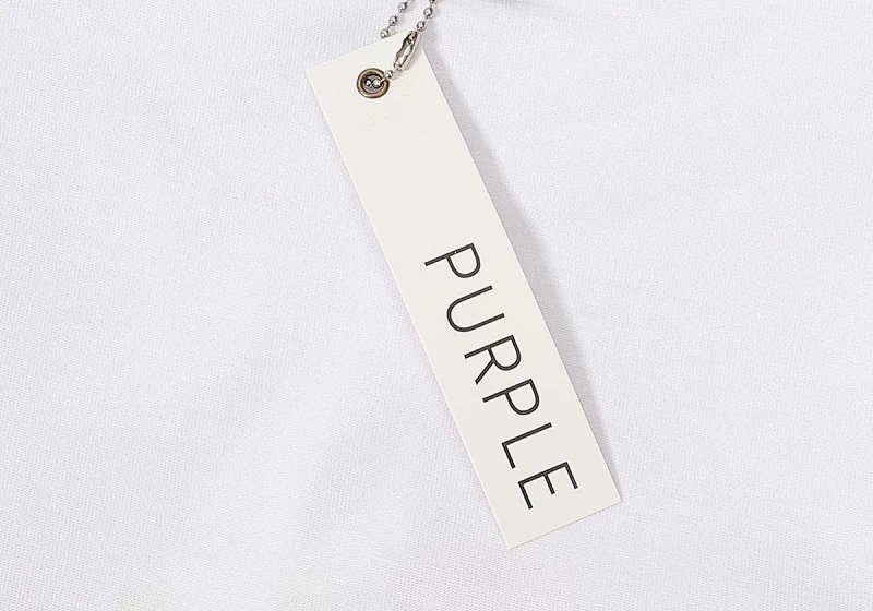 Purple Brand Graphic Print White T-Shirt product detail 44 in Litbuy spreadsheet finds