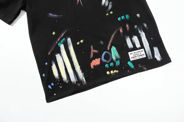 Lanvin Logo-Embroidered Black Oversized T-Shirt - 8