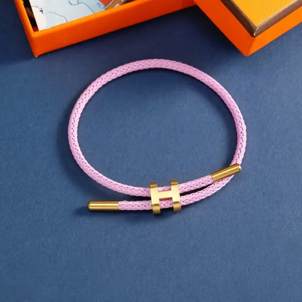 Hermès Chaine d'Ancre Bracelet Multicolor Braided Cord Bracelets - 6