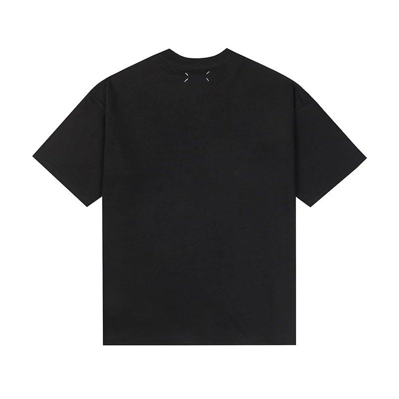 Maison Margiela Paint Splatter Logo T-Shirt Black - 35