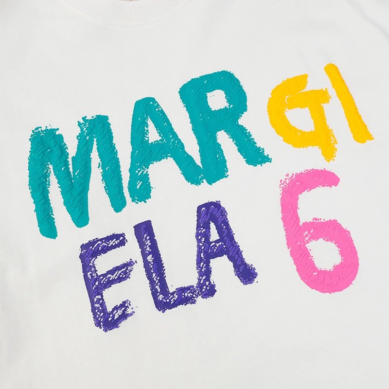 Maison Margiela Paint Splatter Logo T-Shirt Black - 51