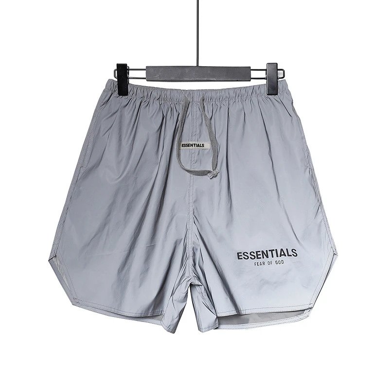 Fear of God Essentials Reflective Running Shorts Purple - 4