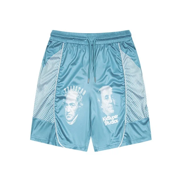 Trapstar Shorts Drawstring with logo print and camouflage variants product detail image 3