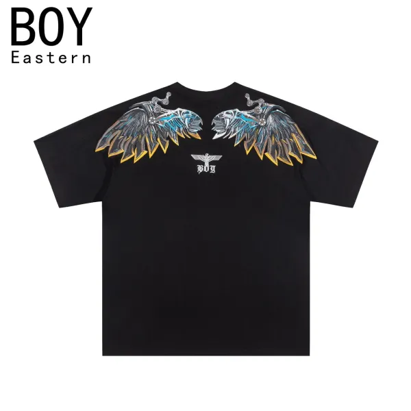 Design BOY Eastern Mechanical Wings Black T-Shirt T-Shirts - 1