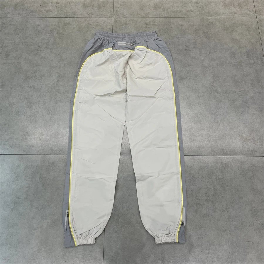 Design Track Suit Set Black Gray Yellow Windbreaker and Pants Tracksuit - 4