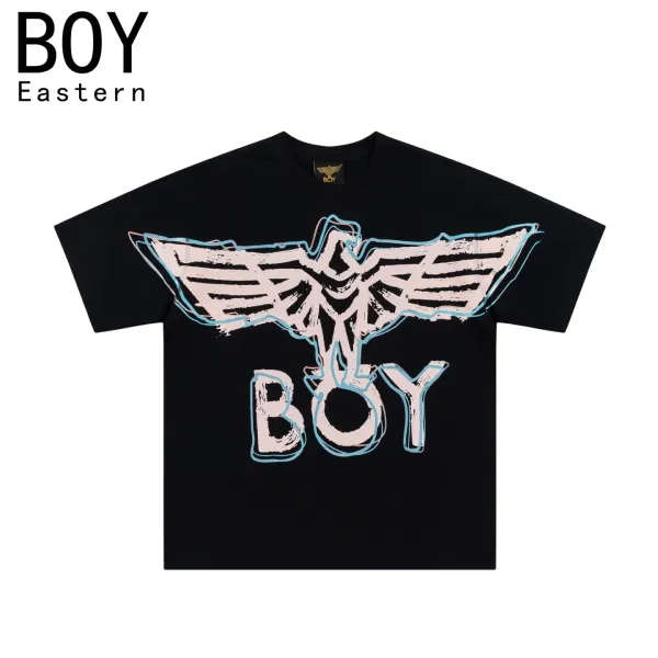 Design BOY London Eastern Eagle Graphic T-Shirt Black T-Shirts - 1