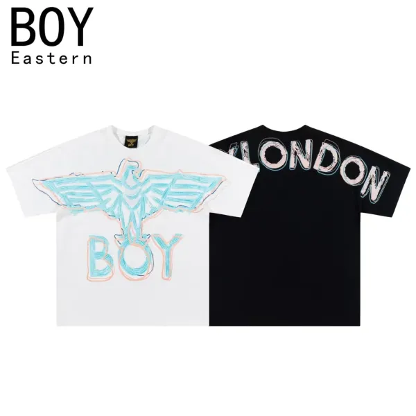 Design BOY London Eagle Outline T-Shirt White / Black T-Shirts - 1