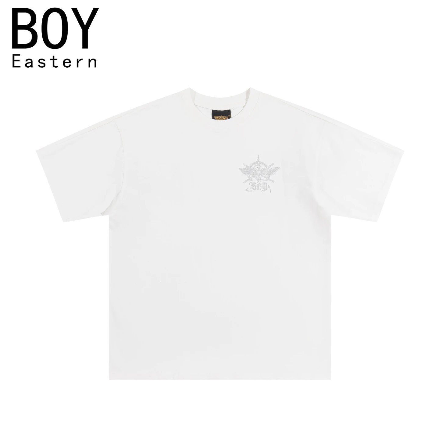 Design BOY Eastern Angel Wings Graphic T-Shirt Black T-Shirts - 20