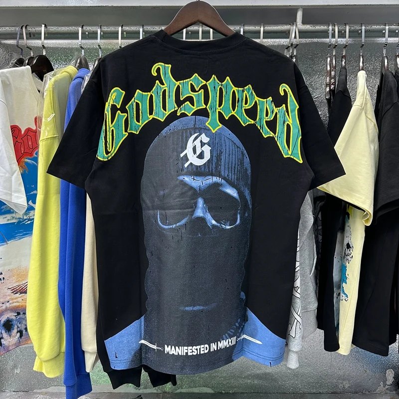 Godspeed Manifested MMXIII Balaclava Skull Tee Black