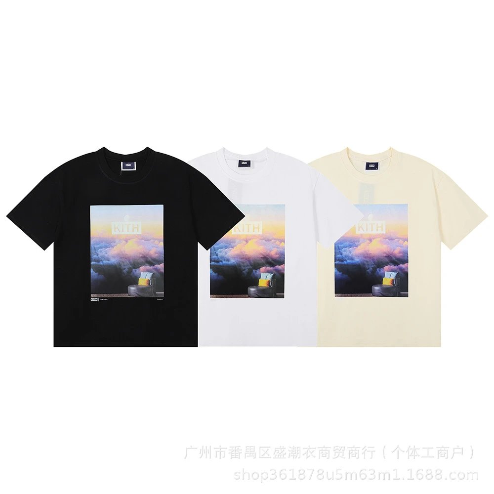 KITH x TAG Heuer Formula 1 Wave Print Black T-Shirt - 38