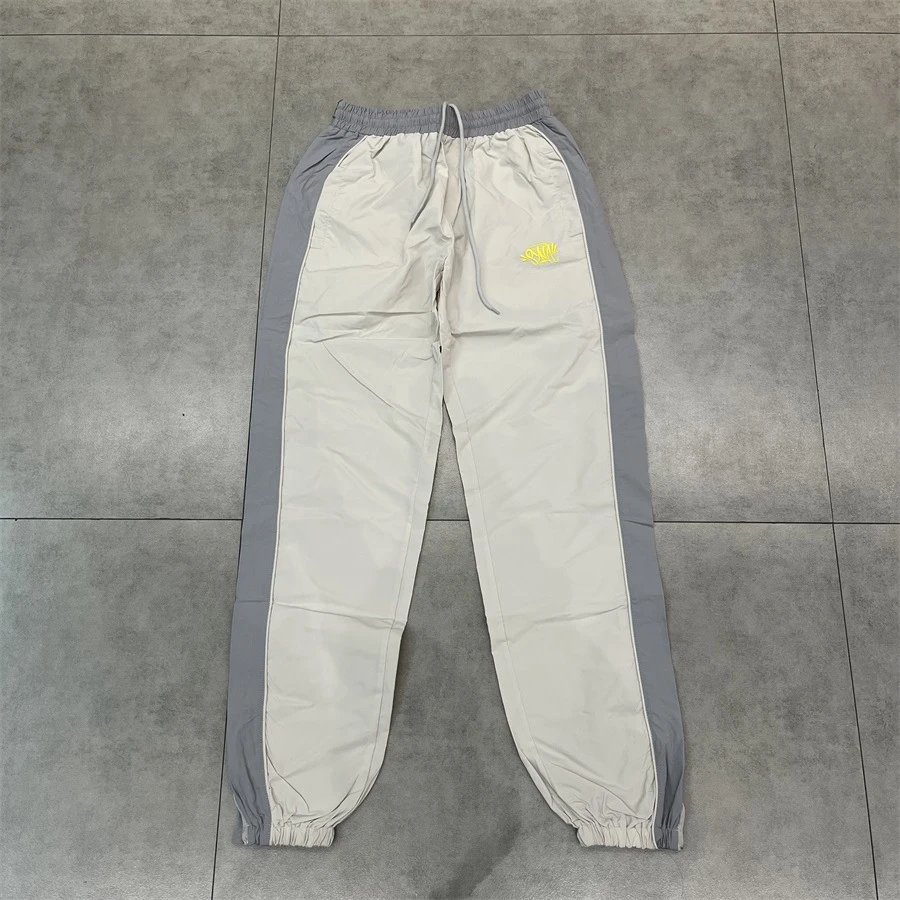 Design Track Suit Set Black Gray Yellow Windbreaker and Pants Tracksuit - 6