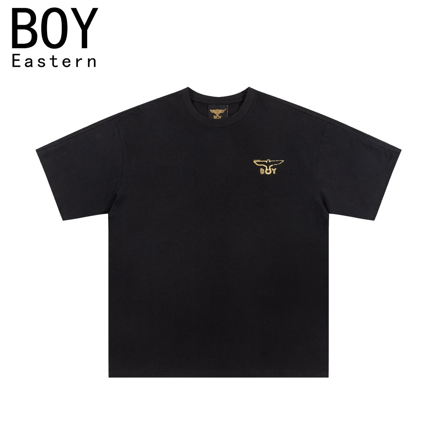 Design BOY Eastern Angel Wings Graphic T-Shirt Black T-Shirts - 9