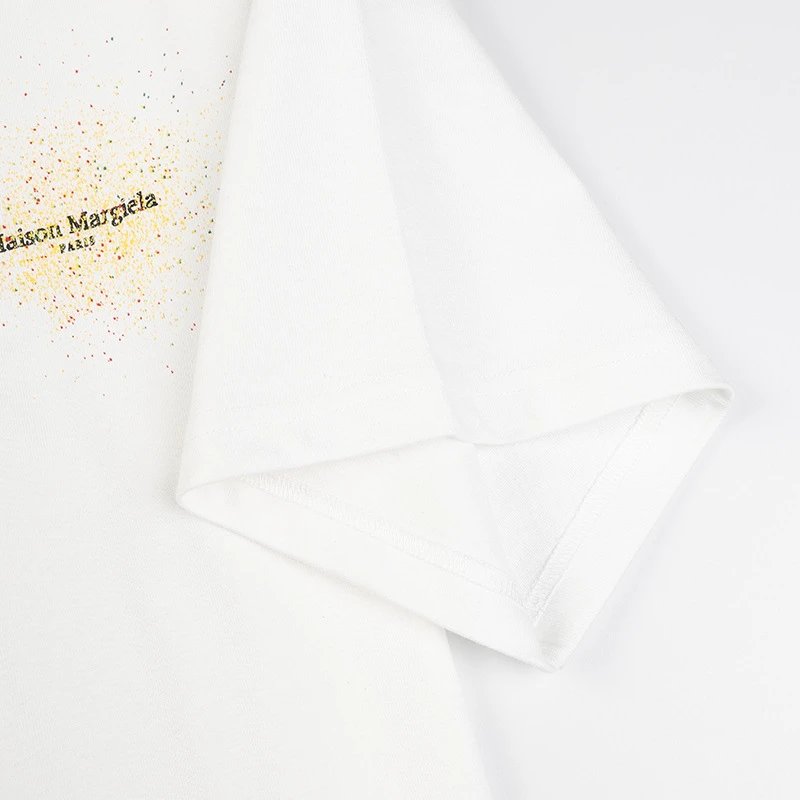 Maison Margiela Paint Splatter Logo T-Shirt Black - 9