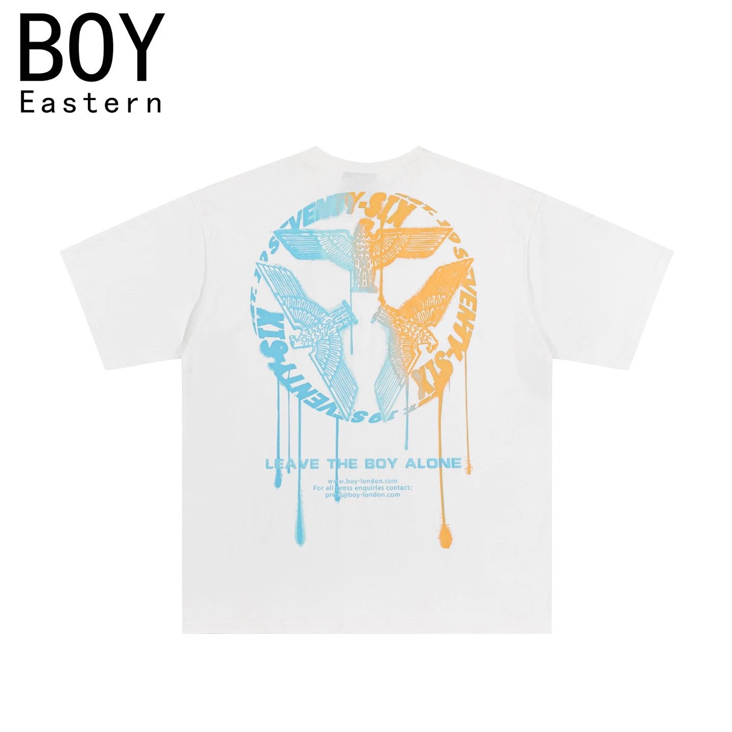 Design BOY Eastern Angel Wings Graphic T-Shirt Black T-Shirts - 15