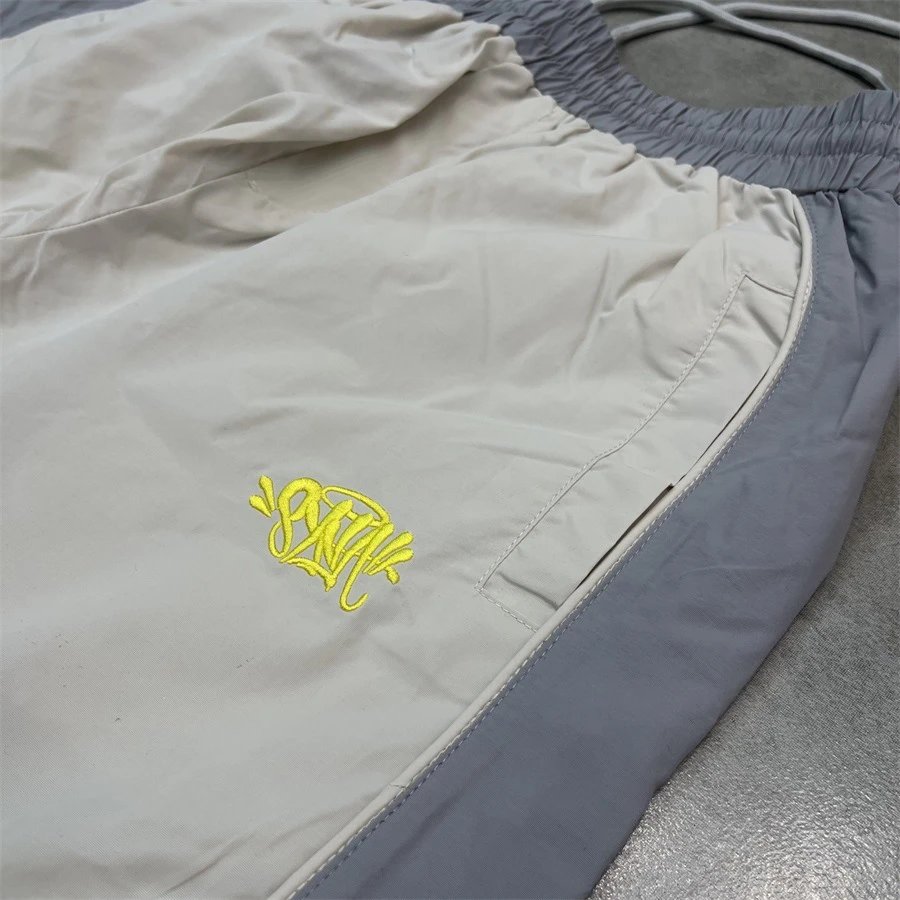 Design Track Suit Set Black Gray Yellow Windbreaker and Pants Tracksuit - 14